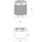 Сигнальная колонна Emas 50мм 24В, светодиод LED, зуммер IK53L024ZD01 2