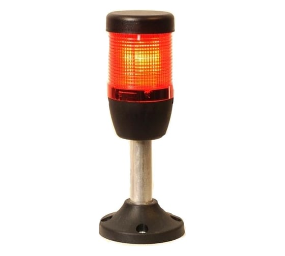 Сигнальная колонна Emas 50мм, красная, 220В, светодиод LED IK51L220XM03 1