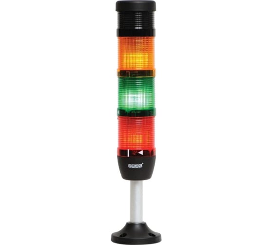 Сигнальная колонна Emas 50мм 24В, светодиод LED, зуммер IK53L024ZM03 1