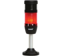 Сигнальная колонна Emas 50мм, красная, 220В, стробоскоп FLESH, зуммер IK51F220ZM03