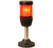 Сигнальная колонна Emas 50мм, красная, 24В, светодиод LED, алюминиевый патрубок 100мм, IK51L024XM03