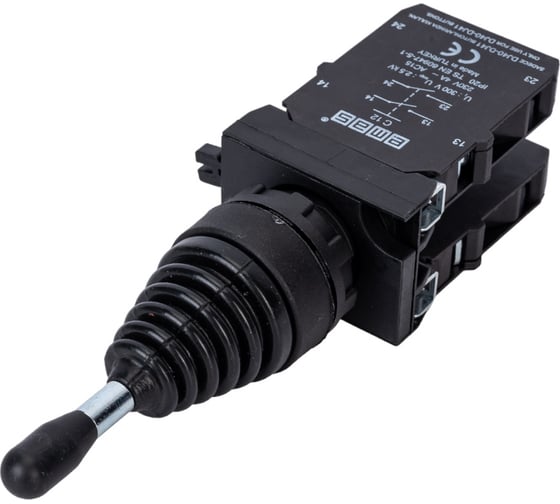 Кнопка-джойстик Emas 4-х позиционный, без фиксации, 250 В AC, 4 А CP707DJ41