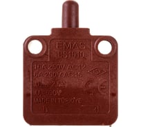 Мини-выключатель Emas мгновенного действия ,1Н0, 250В AC, 16А BS1010 16293886