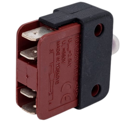 Мини-выключатель Emas мгновенного действия 250В AC, 16А BS1012E