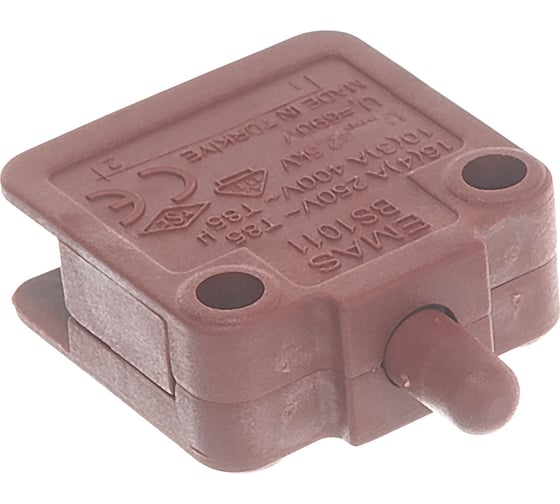 Мини-выключатель Emas мгновенного действия, 1НЗ, 250В AC, 16А BS1011