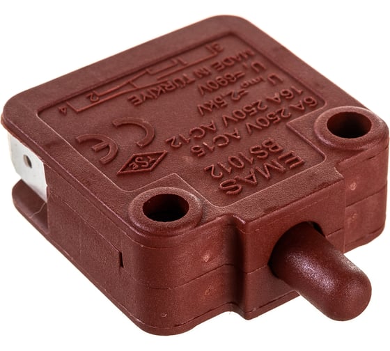 Мини-выключатель Emas мгновенного действия, 1НО+1НЗ, 250В AC, 16А BS1012
