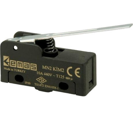 Мини-выключатель Emas с длинным рычажком, 440В ,10А. MN2KIM2