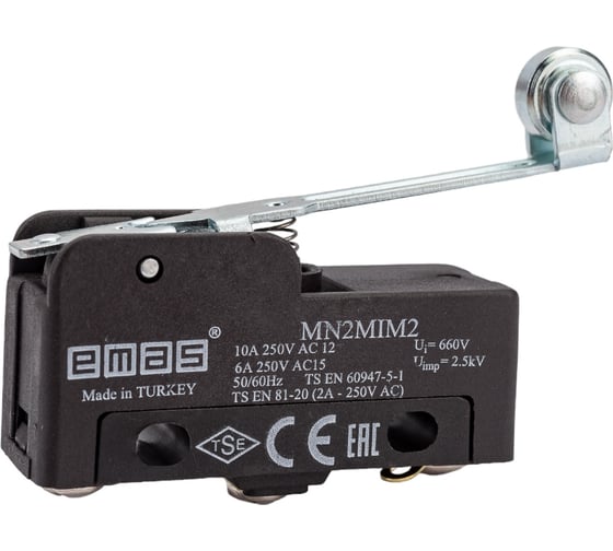 Мини-выключатель Emas 440В, 10А. MN2MIM2
