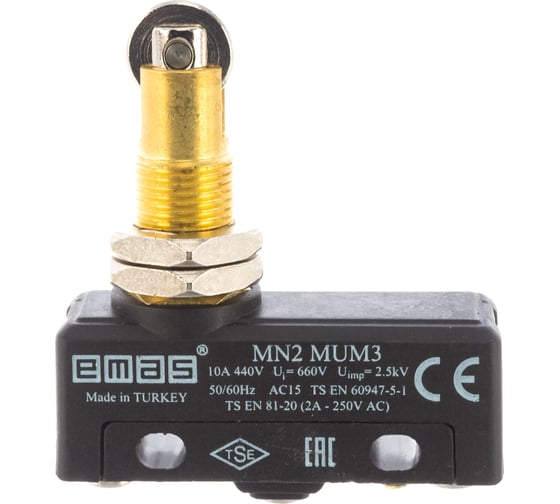 Мини-выключатель Emas 440В, 10А. MN2MUM3