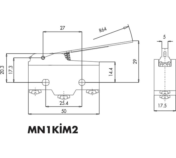 Мини-выключатель Emas MN1KIM2