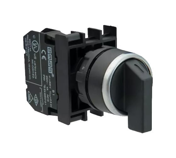 Переключатель Emas 2-0-1, с фиксацией в первом положении, 250В AC, 4 А CP101S31