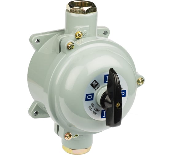 Пакетный переключатель EKF, ПП 2-100/Н2 М1, силовой, IP56, PROxima, SQ pp-2-100-5 1