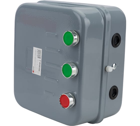 Пускатель EKF в корпусе, реверсивный, КМЭ, 9А, 230В, с РТЭ, IP44, PROxima ctrp-r-9-230v-rev