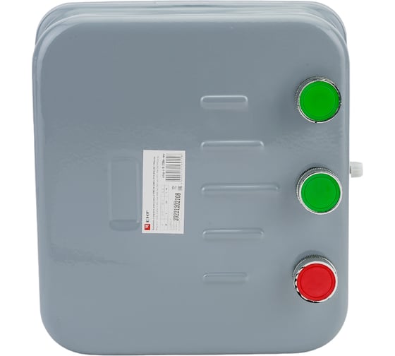 Пускатель EKF в корпусе, реверсивный, КМЭ, 9А, 230В, с РТЭ, IP44, PROxima ctrp-r-9-230v-rev