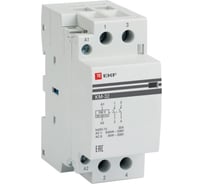 Модульный контактор EKF PROxima КМ 32А, 4NО, 24В, АC km-3-32-40-24v
