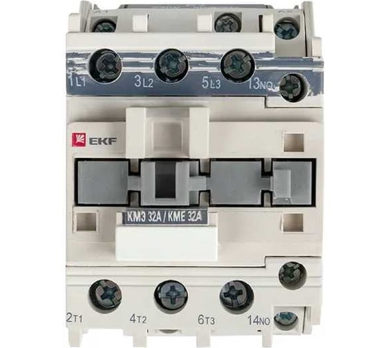 Малогабаритный контактор EKF КМЭ, 32А, 110В, 1NO, PROxima ctr-s-32-110