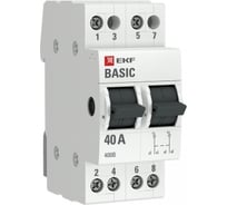 Трехпозиционный переключатель EKF, 2P, 40А, Basic, SQ tps-2-40