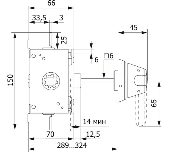Реверсивный рубильник EKF 160A 3P без рукоятки управления TwinBlock SQtb-s-160-3p-rev
