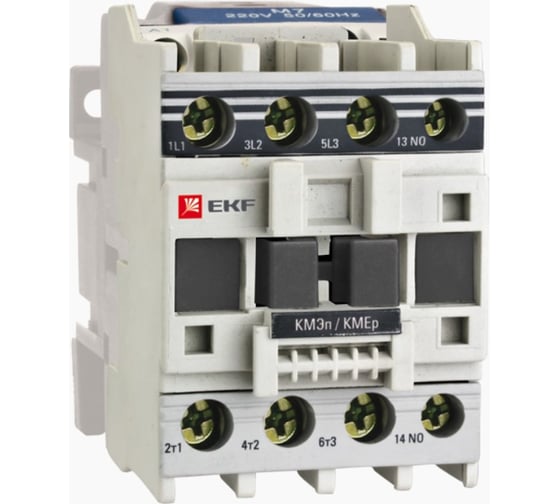 Малогабаритный контактор EKF КМЭп 12А 220В DC 1NC PROxima ctr-s-12-220-nc-p
