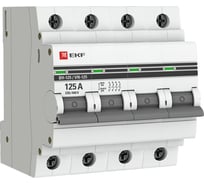 Выключатель нагрузки EKF, 4P, 125А, ВН-125, PROxima, SQ SL125-4-125-pro