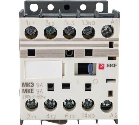 Миниконтактор EKF МКЭ, 9А, 230В, 1NO, PROxima, SQ Mctr-s-9-230