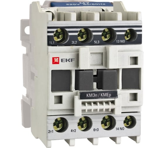 Контактор EKF КМЭп, малогабаритный, 18А, 110В, DC, 1NC, PROxima, SQ ctr-s-18-110-nc-p 1