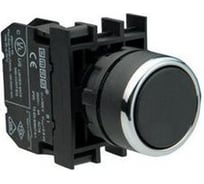 Нажимная круглая кнопка Emas черная, 1НЗ, серия B, 250 В AC, 4 А, B200DH