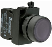 Нажимная круглая кнопка Emas черная, 250 В AC, 4 А, CP102DH