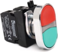 Нажимная кнопка Emas сдвоенная, красно-зелёная, 250 В AC, 4 А, CM102K20KY