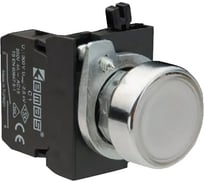 Нажимная кнопка Emas круглая, белая, 250 В AC, 4 А CM100DB