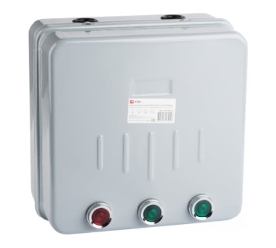 Реверсивный пускатель в корпусе EKF КМЭ, 65А, 400В, с РТЭ, IP44, PROxima ctrp-r-65-400v-rev 1