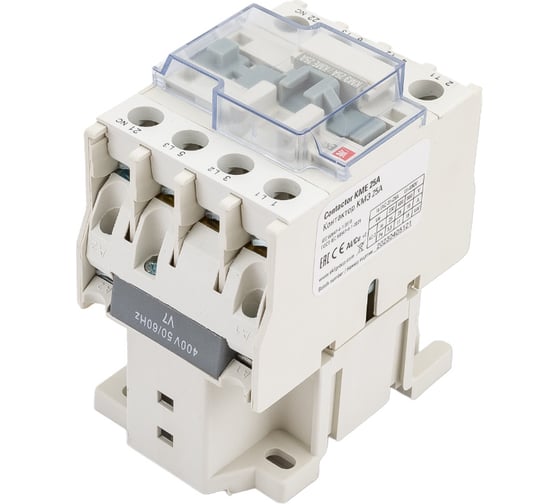 Малогабаритный контактор EKF, КМЭ, 25А, 380В, 1NC, PROxima ctr-s-25-380-nc 1