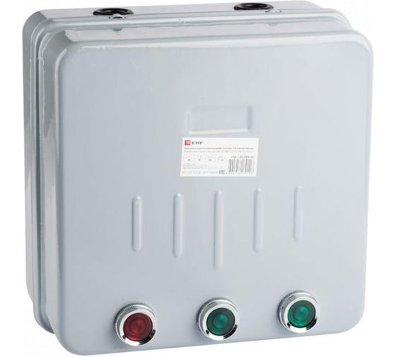 Реверсивный пускатель в корпусе EKF КМЭ, 95А, 230В, с РТЭ, IP44, PROxima ctrp-r-95-230v-rev 1