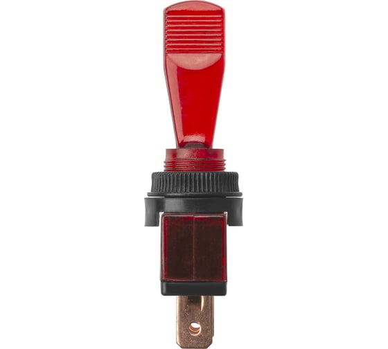 Выключатель-тумблер TDM ELECTRIC ASW-13D 1P 12В AC/DC 20А (3c) ON-OFF с фиксацией с красной LED подсветкой SQ0747-0281