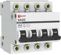 Выключатель нагрузки EKF Basic ВН-29, 4P, 25А SL29-4-25-bas