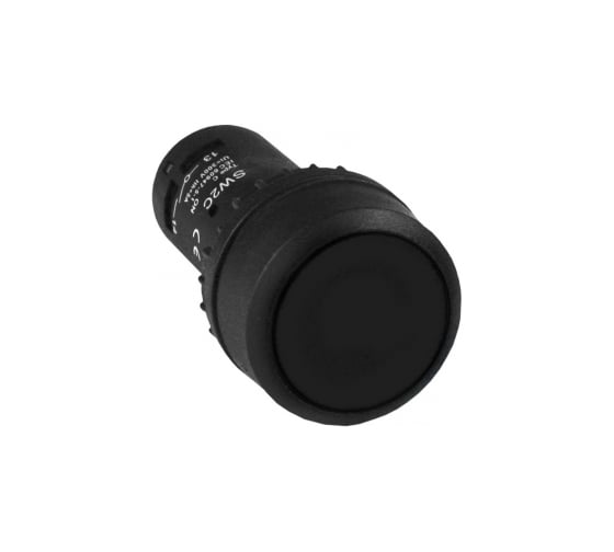 Кнопка EKF SW2C-11, возвратная, черная, NO+NC, SQ sw2c-11s 1