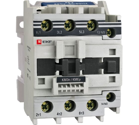 Контактор EKF КМЭп, малогабаритный, 65А, 110В, DC, 1NO, 1NC, PROxima, SQ ctr-s-65-110-nc-p 1
