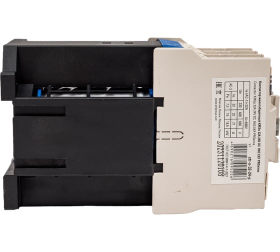 Контактор EKF КМЭп, малогабаритный, 32А, 24В, DC, 1NO, PROxima, SQ ctr-s-32-24-p