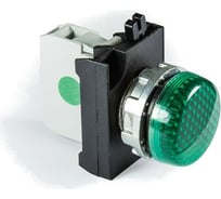 Сигнальная арматура Emas зелёная, с блоком подсветки CBY 100-230В AC CM0Y0XY