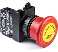 Аварийная кнопка Emas Грибок 40мм, возврат поворотом, 1НЗ, серия C, 250В AC, 4А CP200EE