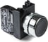 Нажимная кнопка Emas круглая чёрная, 250В AC, 4А, CM100DH 1