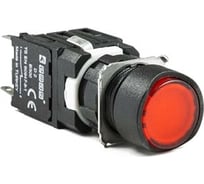 Нажимная возвратная круглая кнопка Emas красная 1НЗ, 250В, 1,5А., D200YDK