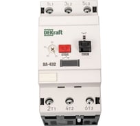 Автоматический выключатель DEKraft для защиты двигателя ВА-432, 3 Р, 25-40 А, 30 кА 21240DEK
