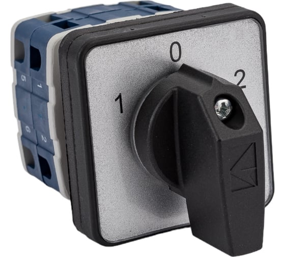 Реверсивный двухфазный переключатель полюсов Emas 1-0-2 20А, PSA020KD234S