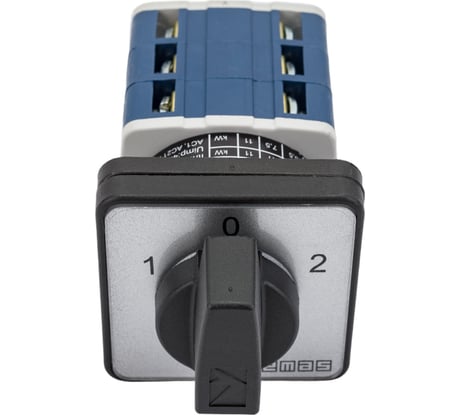 Трехфазный реверсивный переключатель полюсов Emas 1-0-2 25А, PSA025KD334S