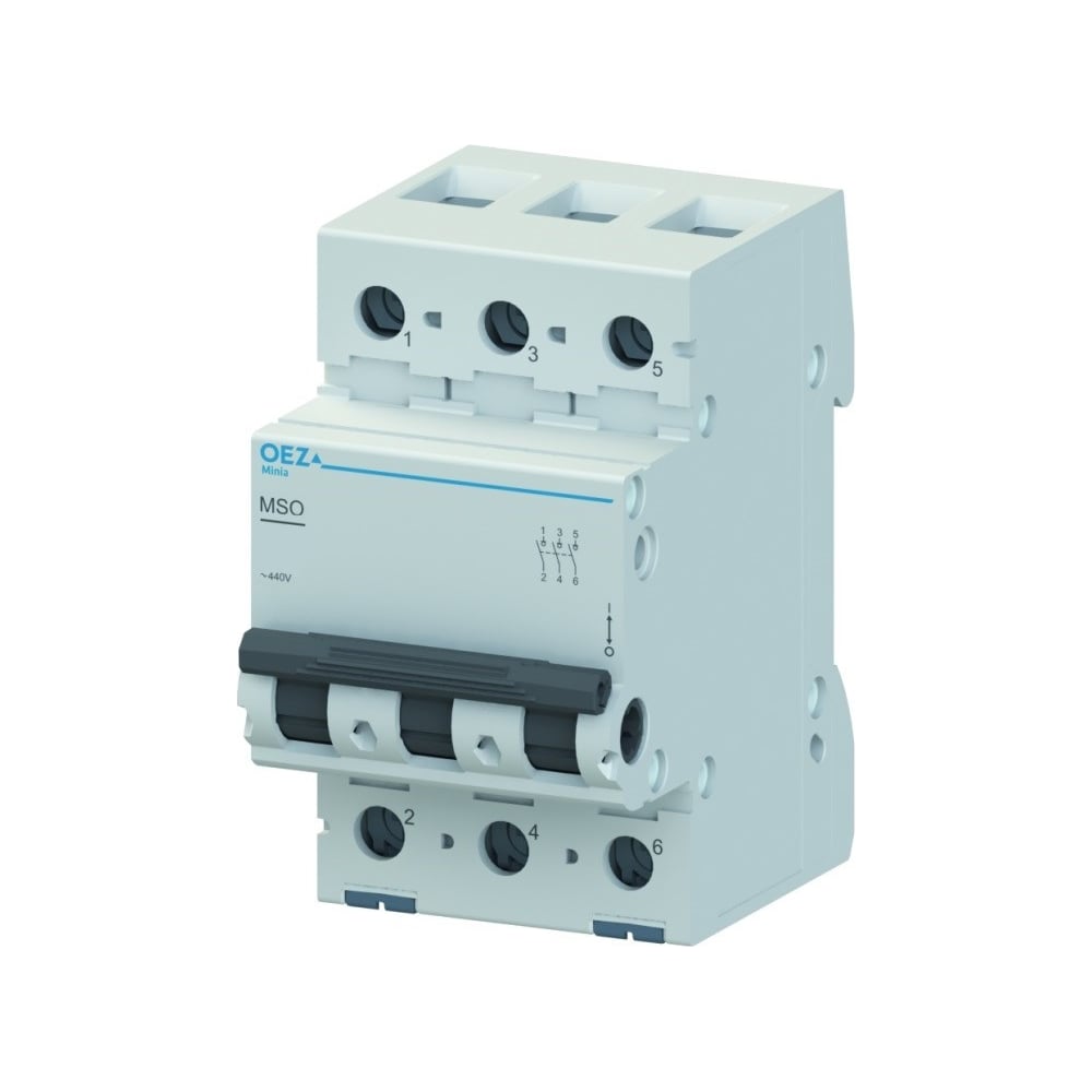Выключатель нагрузки OEZ серия MSO, 3p, 100А, PI: MSO-100-3 42347 ...