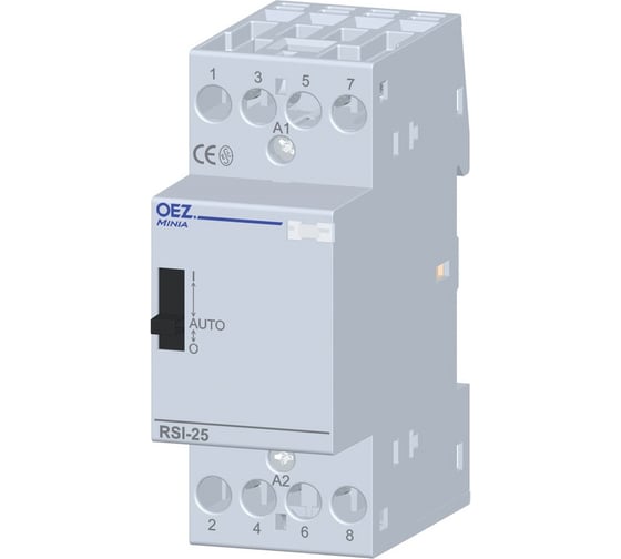 Контактор OEZ серия RSI, 4НО, 25А, управление 24В AC, PI: RSI-25-40-A024 36621 1