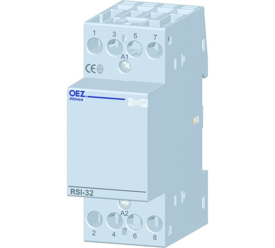 Контактор OEZ серия RSI, 2НО, 32А, управление 230В AC, PI: RSI-32-20-A230 43273 1