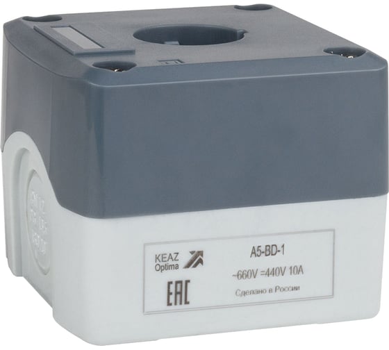 Корпус КЭАЗ кнопочного поста OptiSignal D22 A5-BD-1 1 отв XALD01 338518 1