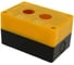 Корпус TDM КП102 для кнопок, 2места, желтый SQ0705-0007 1